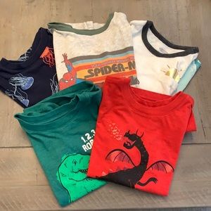 5 boys t shirts